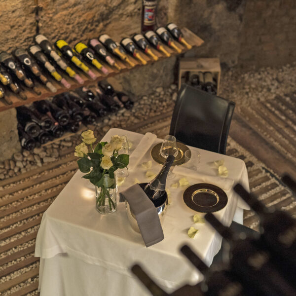 Tavolo in cantina