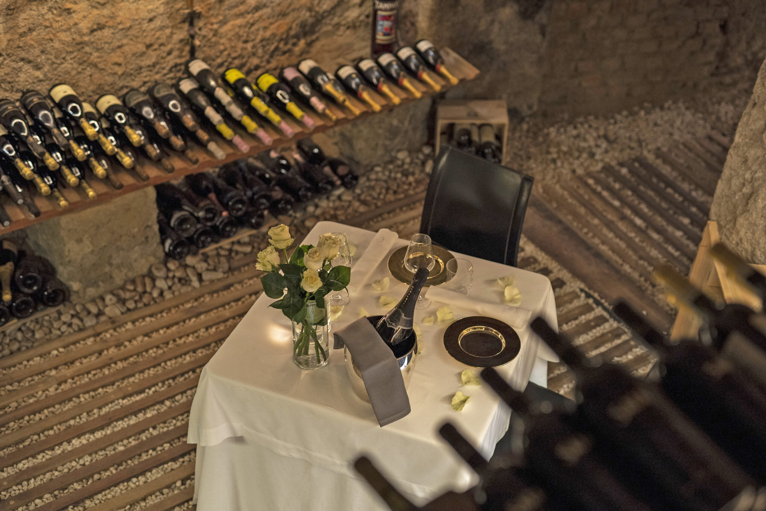 Tavolo in cantina