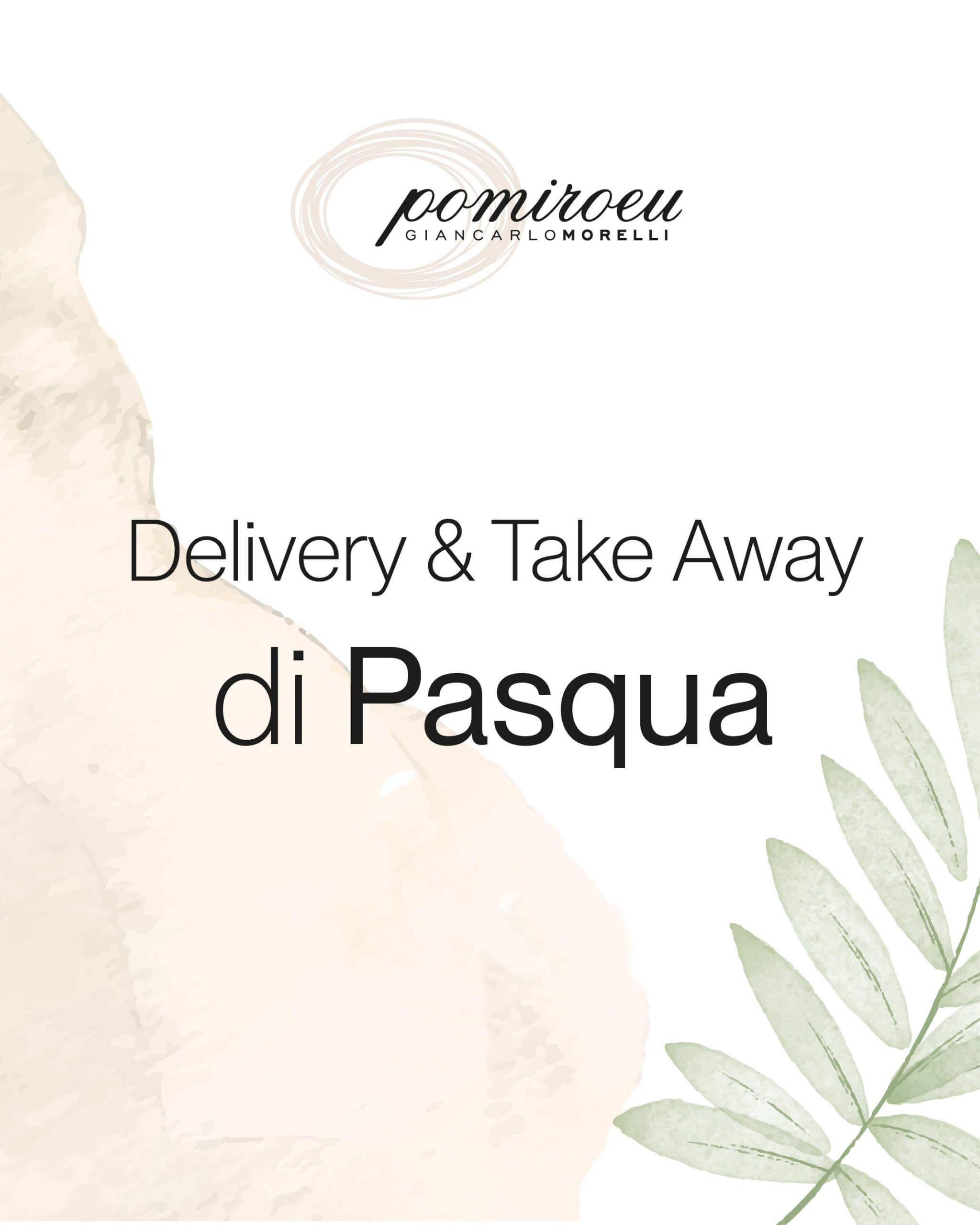 Menu Delivery di Pasqua