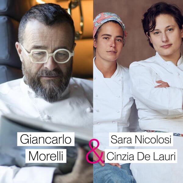 Giancarlo Morelli</br>&  Cinzia De Lauri e Sara Nicolosi