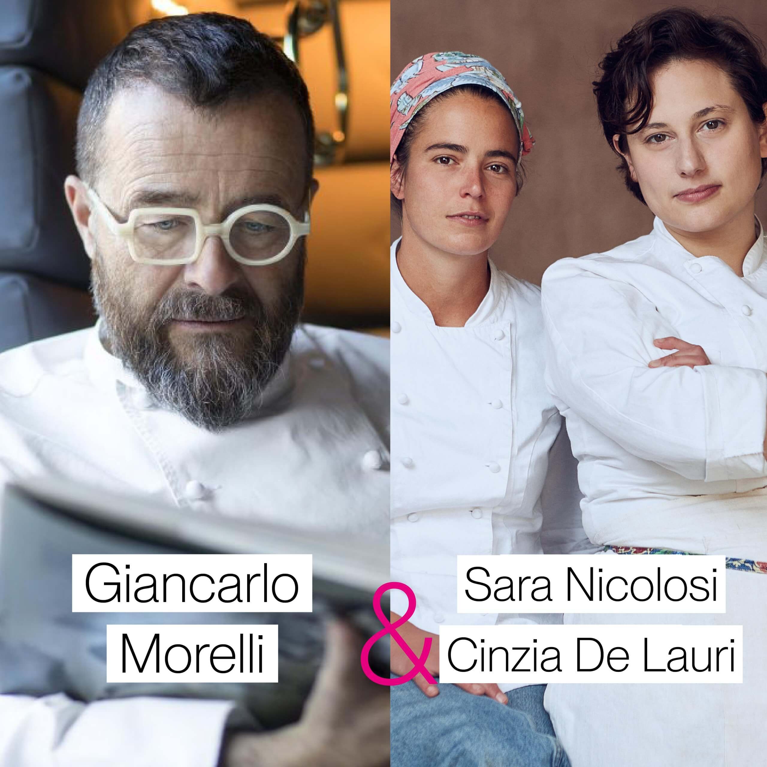Giancarlo Morelli</br>& Cinzia De Lauri e Sara Nicolosi